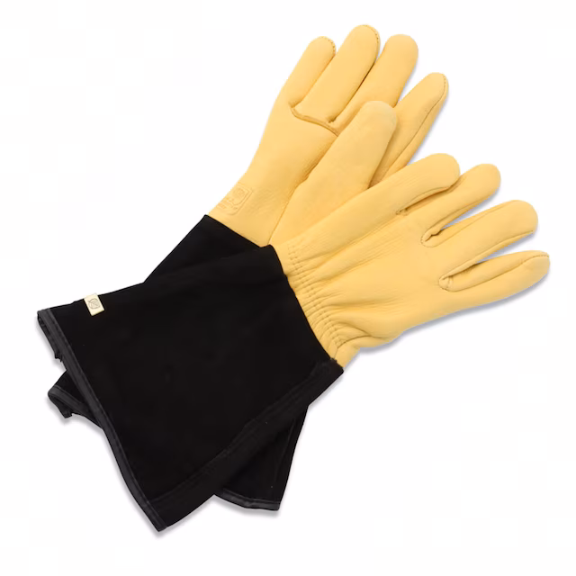 RHS gold leaf tough touch gloves